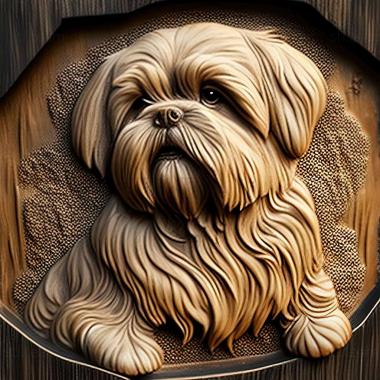 3D model Lhasa APSO dog (STL)